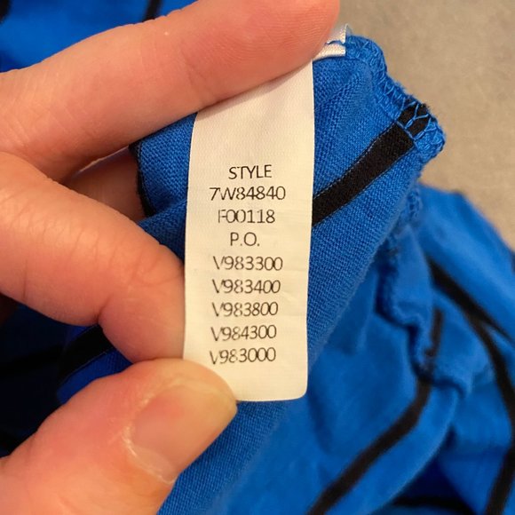 Lucky XS Blue striped t-shirt - Picture 4 of 6